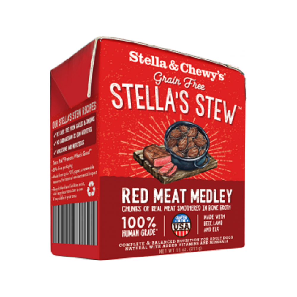 Stella & Chewy's Kibble - Grain Free Red Meat Medley Stew Dog Food 11 oz