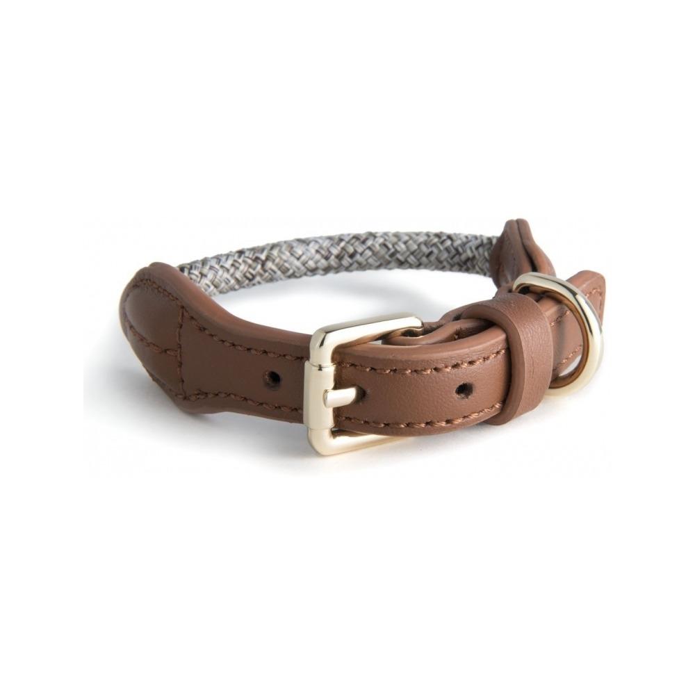 High5Dogs - Rope Collar - Metro Style Beige