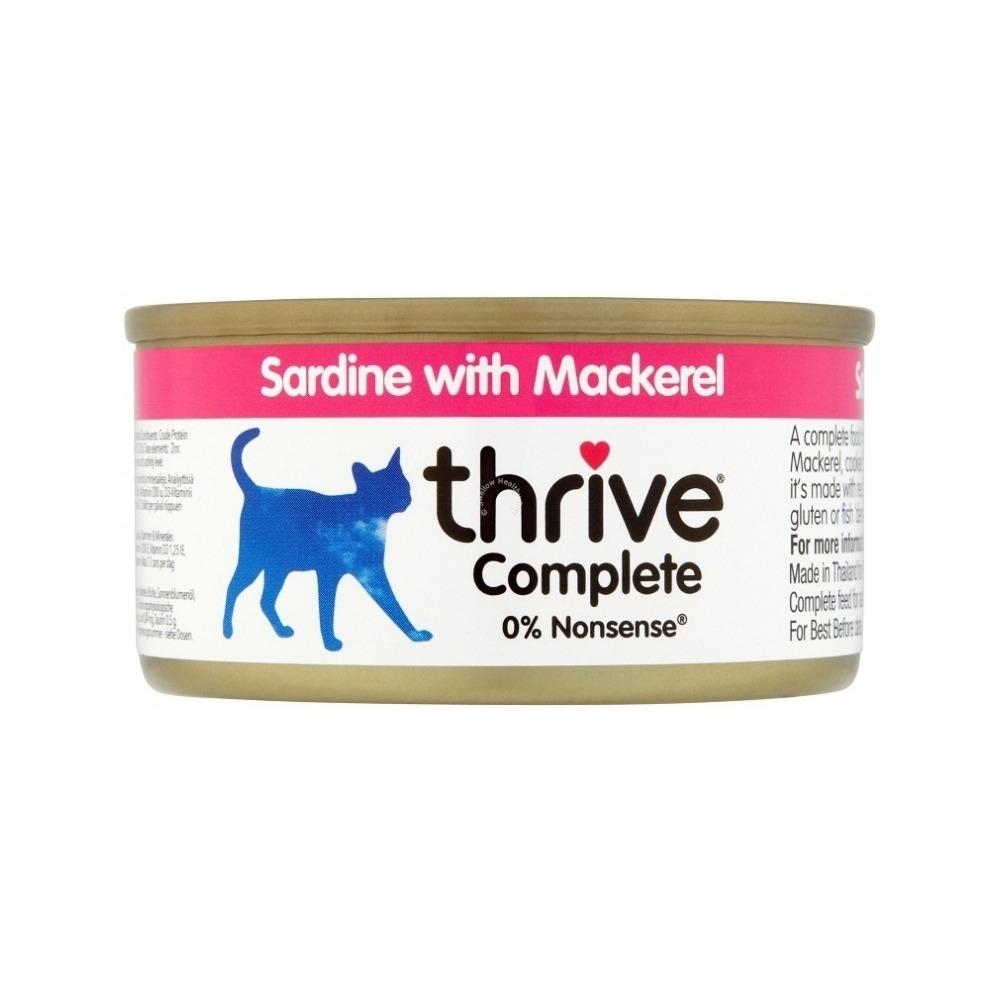 Thrive - Complete Sardine with Mackerel Cat Can 75 g