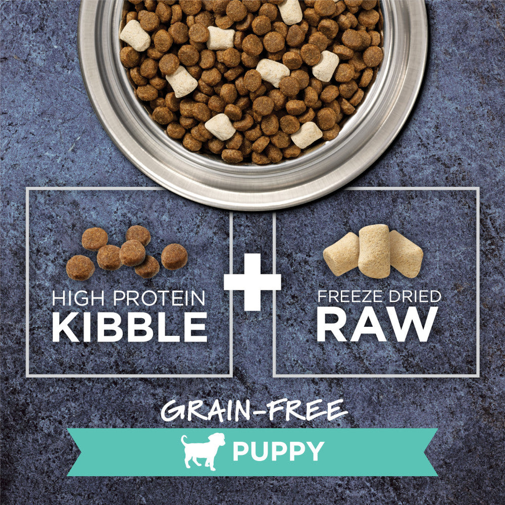 Raw Boost Puppy Grain Free Kibble + Raw Dog Dry Food - Chicken