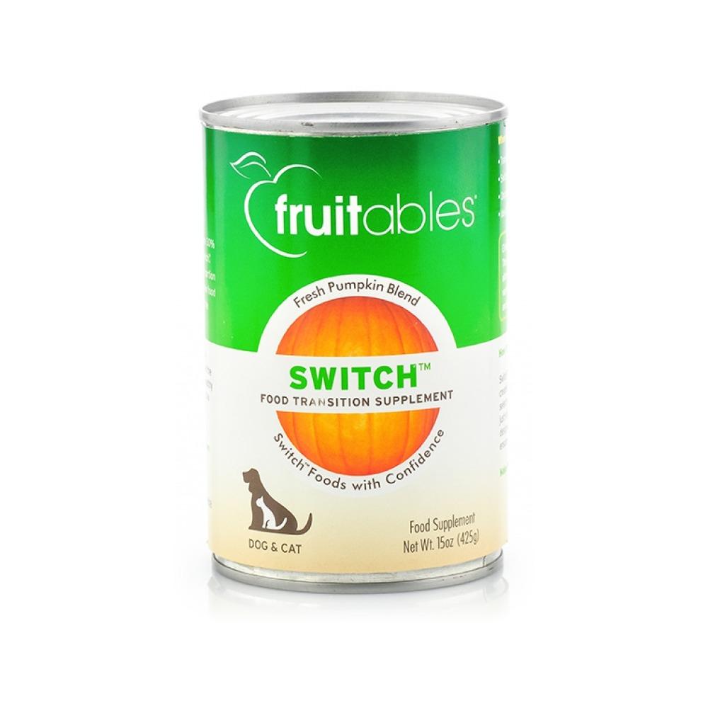 Fruitables Pet Foods - Switch Pumpkin Blend Food Transition Supplement for Dogs & Cats 15 oz