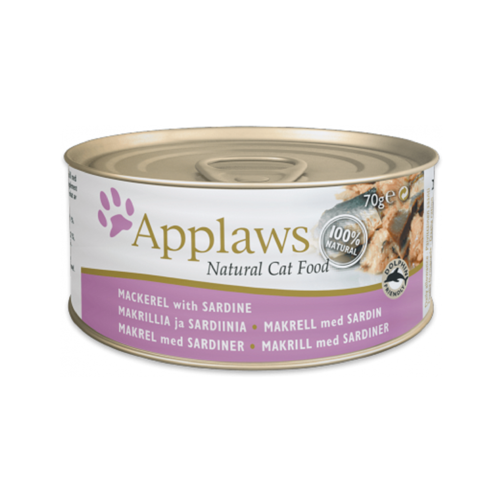 Applaws - Mackerel with Sardine Broth Cat Can 70 g