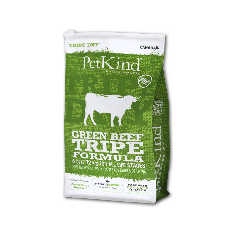PetKind - All Life Stages Green Beef Tripe Dog Dry Food 25 lb