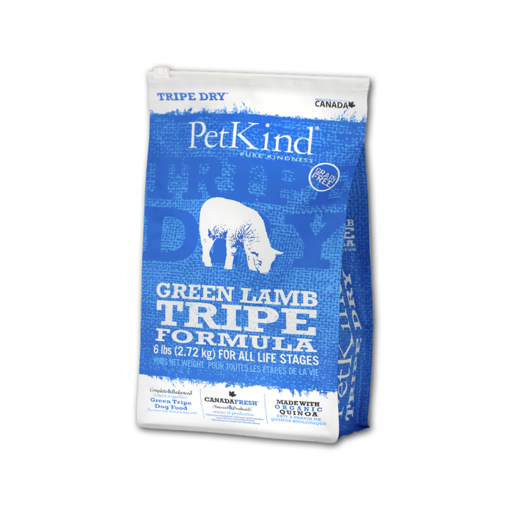 PetKind - All Life Stages Green Lamb Tripe Dog Dry Food 25 lb