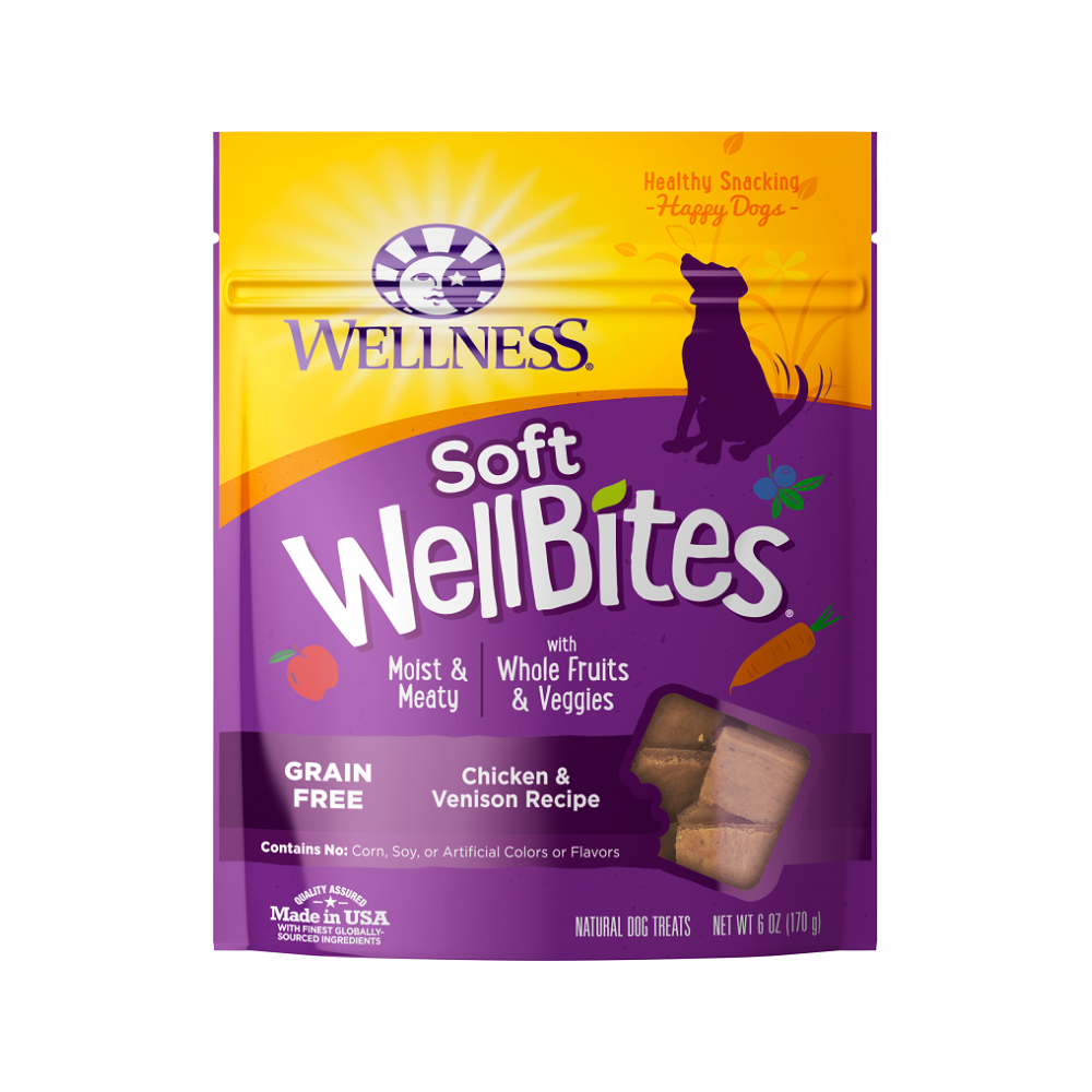 Wellness - WellBites Grain Free Chicken & Venison Dog Treats 6 oz