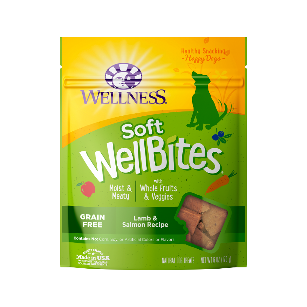 Wellness - WellBites Grain Free Lamb & Salmon Dog Treats 6 oz
