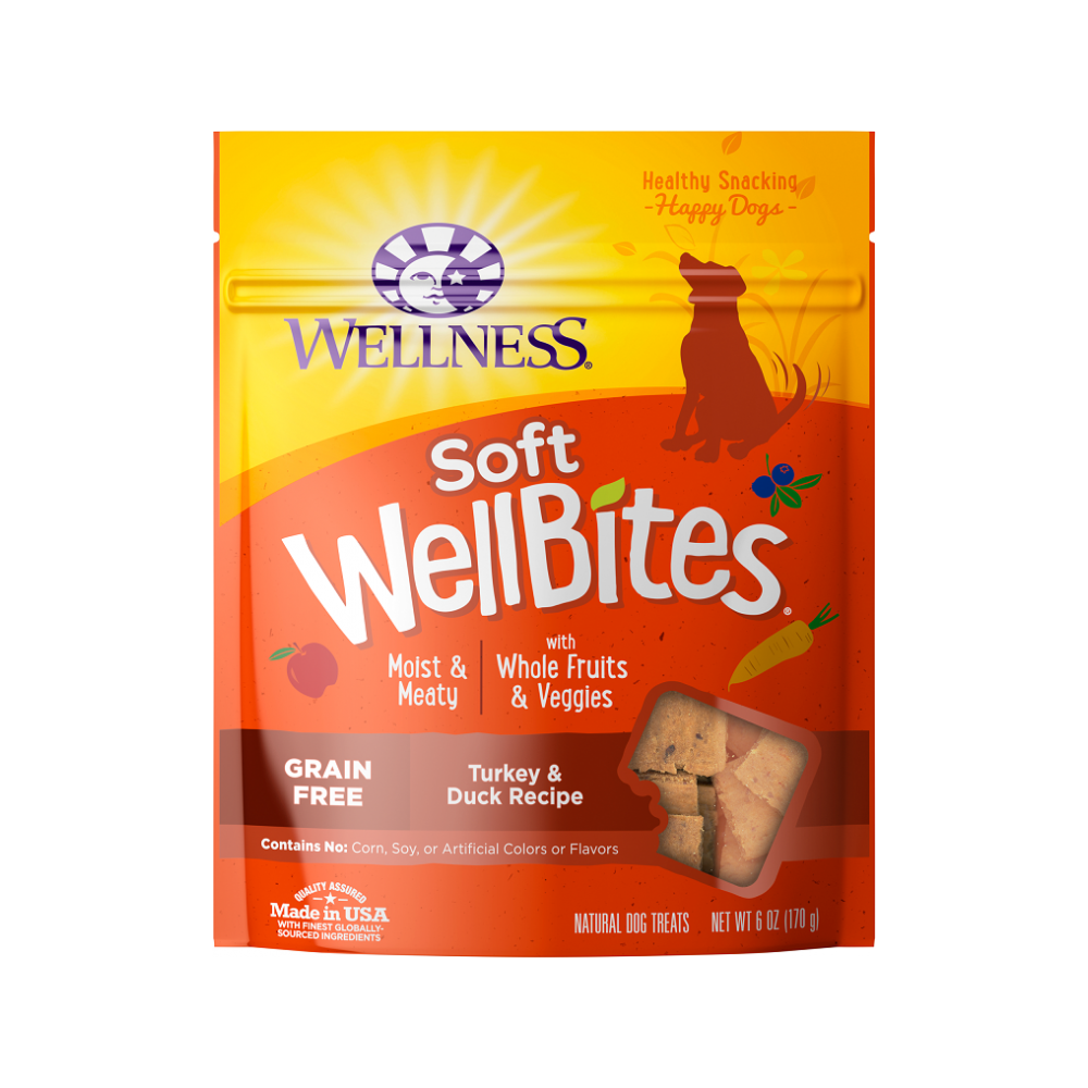 Wellness - WellBites Grain Free Turkey & Duck Dog Treats 6 oz