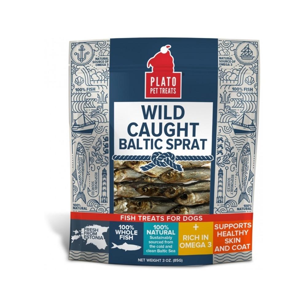 Plato - Wild Caught Baltic Sprat Dog Treats 3 oz